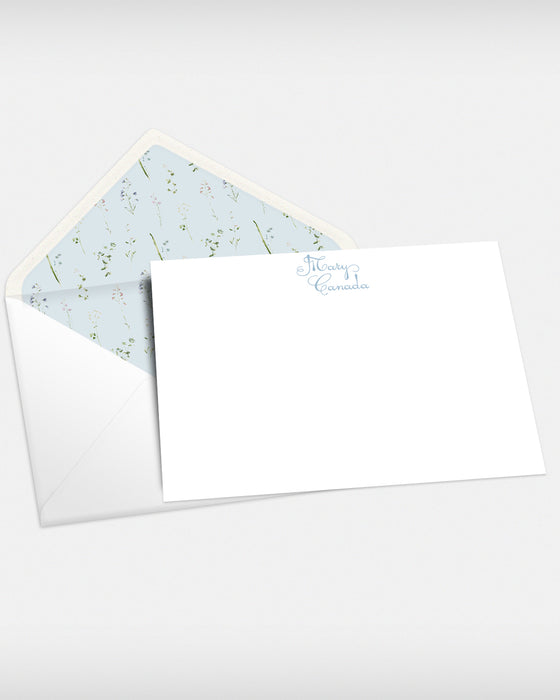 floral stationery