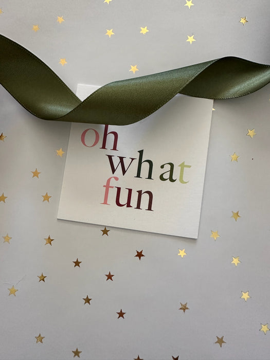 oh what fun square tag