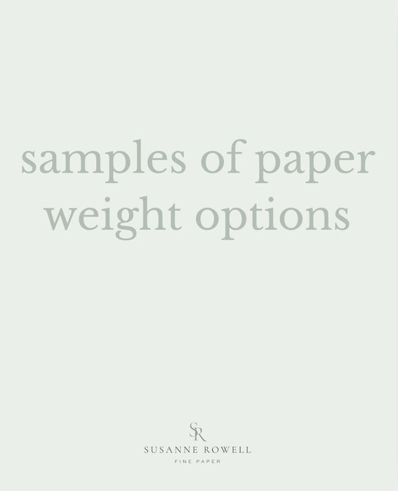 paper samples