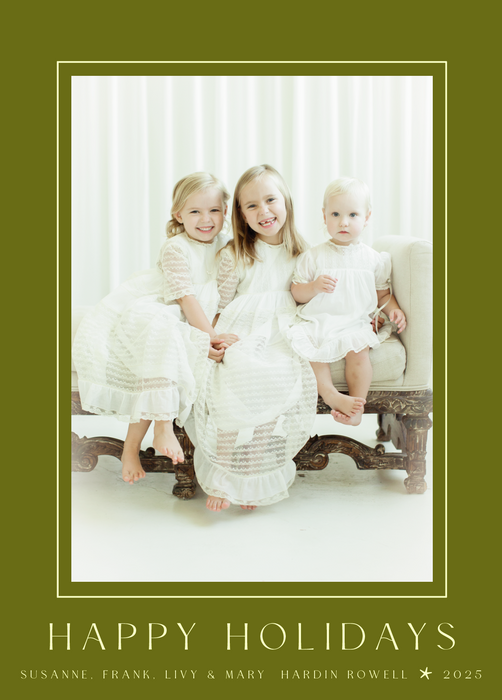 color pop holiday card (color options)