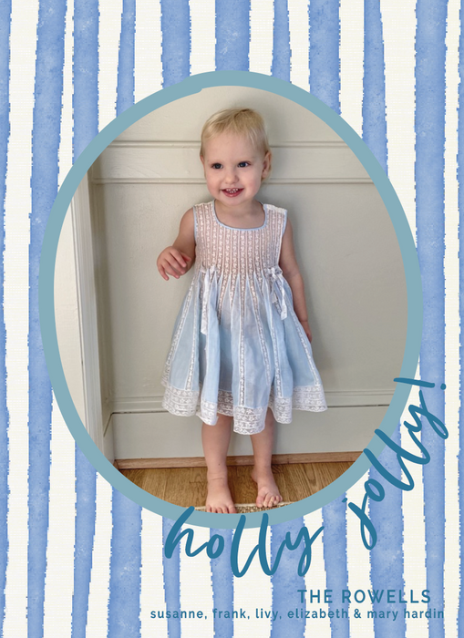 whimsy holiday card (color options available)