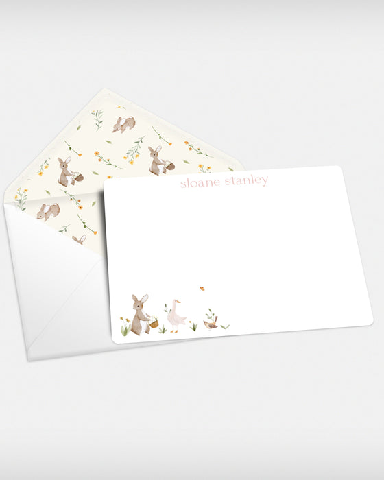 bunny stationery