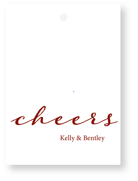 simple cheers enclosure card