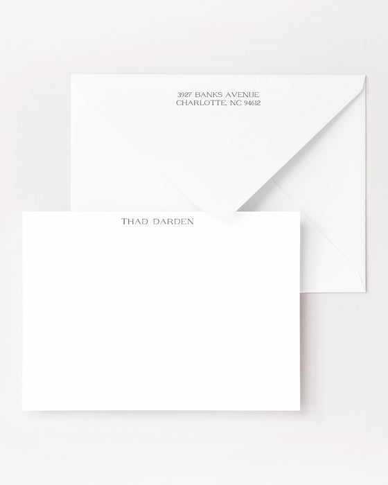 classic men's stationery