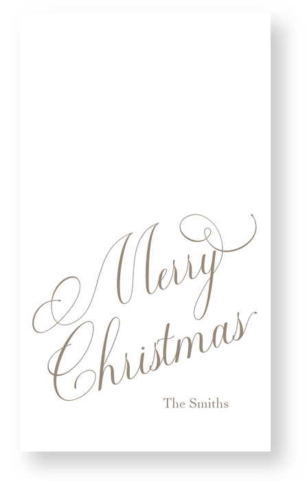 classic christmas gift tag (color options)