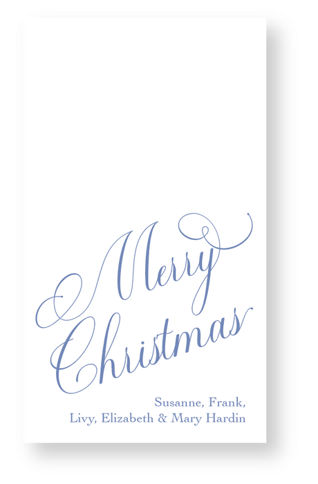 classic christmas gift tag (color options)