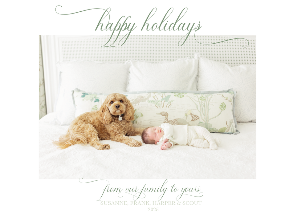 classic holiday card