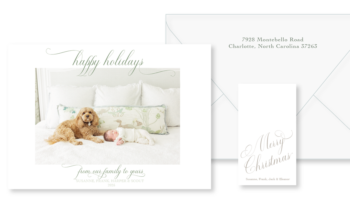 classic holiday card