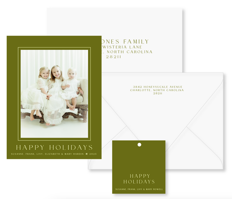color pop holiday card (color options)
