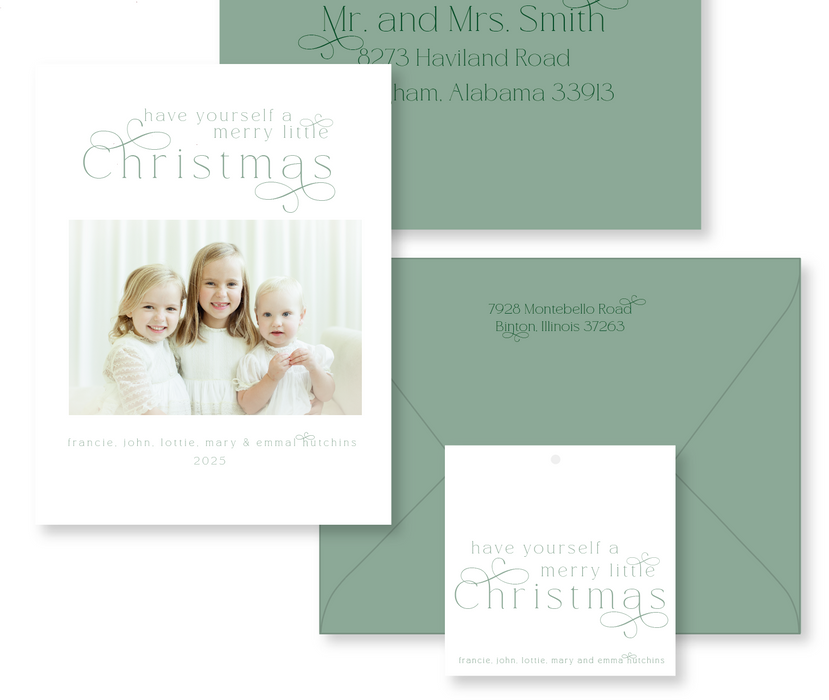 francie holiday card (color options)