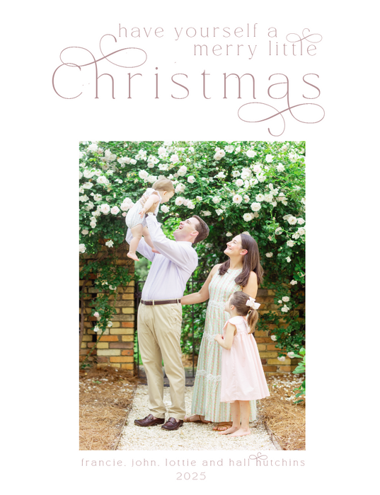 francie holiday card (color options)