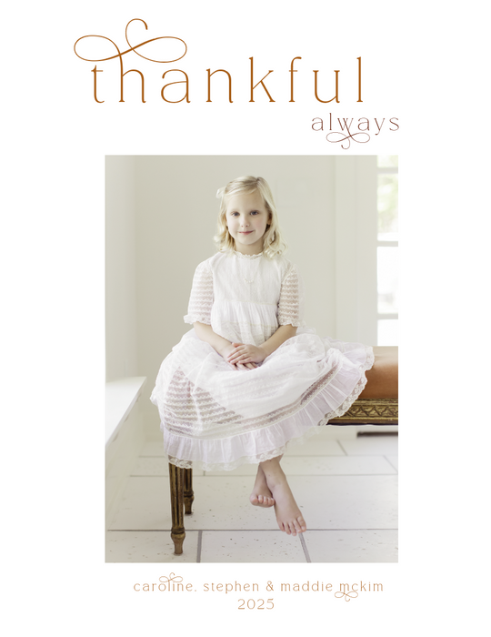 francie holiday card (color options)