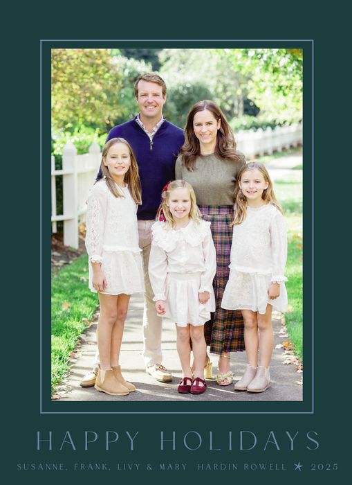 color pop holiday card (color options)