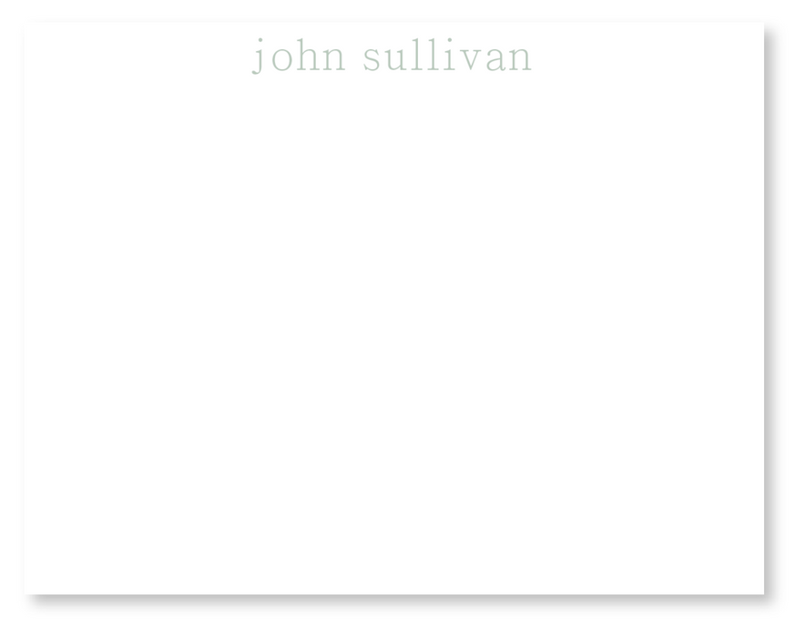 simple serif stationery