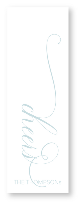 cheers long gift tag