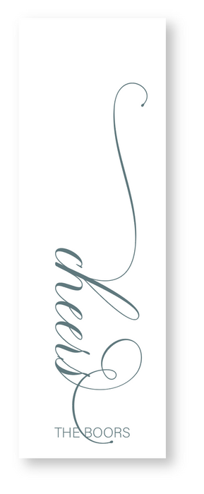 cheers long gift tag