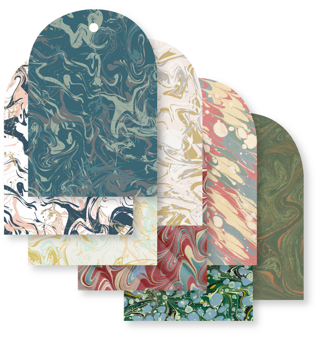 marbled tags multi pack