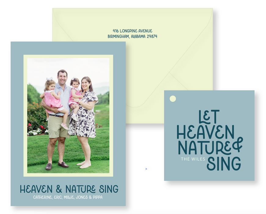 extra petite happiest holiday card