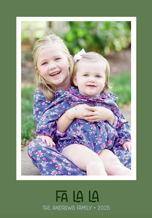 extra petite happiest holiday card