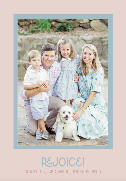 extra petite happiest holiday card