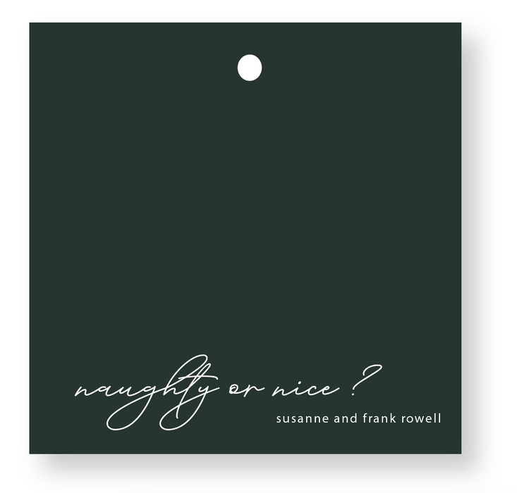 simplicity holiday tag (color options)
