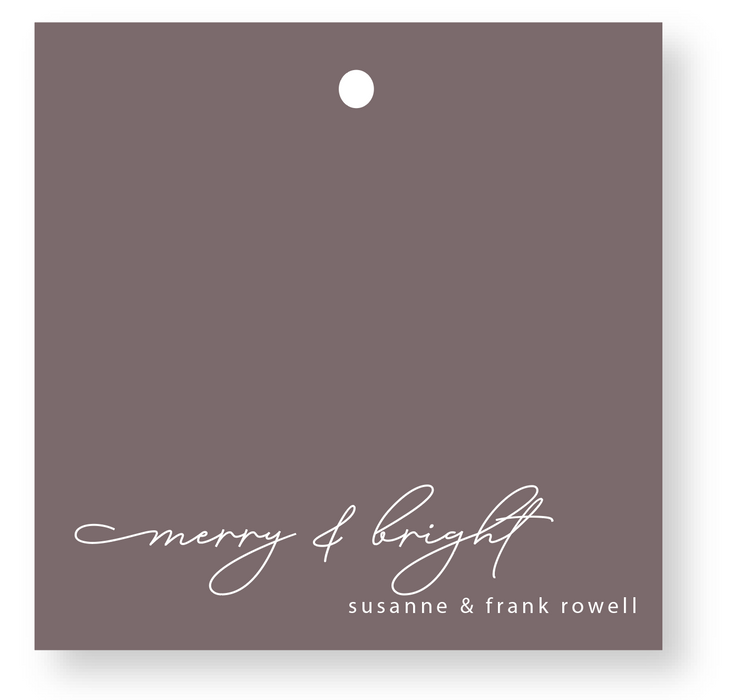 simplicity holiday tag (color options)