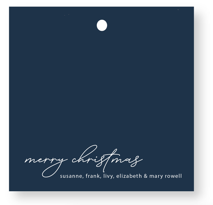simplicity holiday tag (color options)