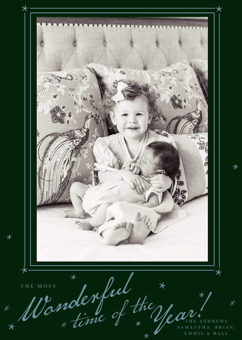 stars holiday card
