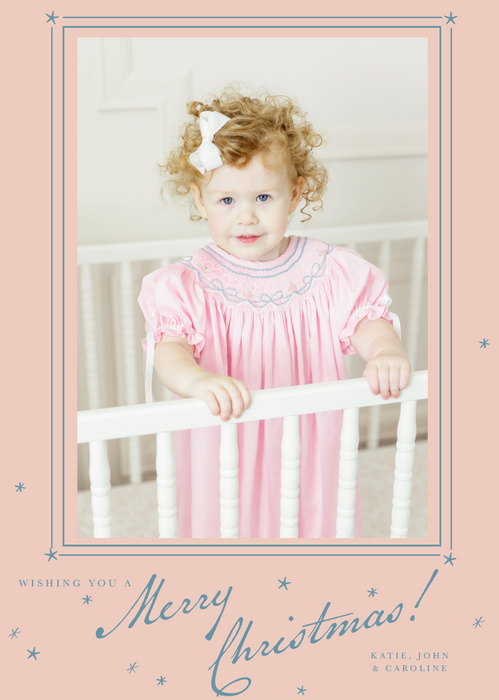 stars holiday card